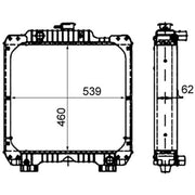 Mahle Engine Radiator fits Case Ih Jx-Series 2007-2008