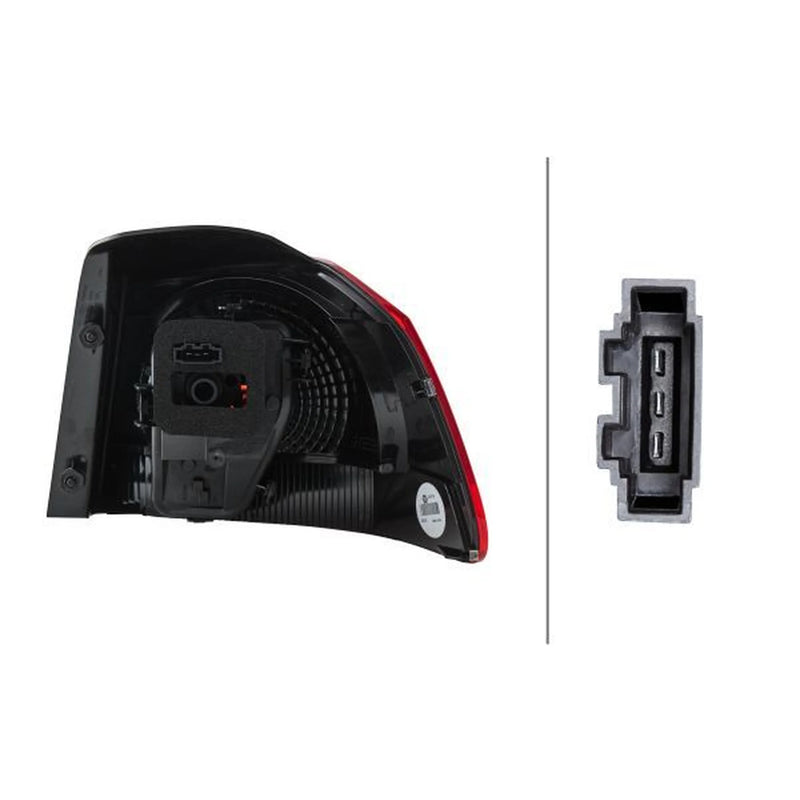Hella Tail Light / Lamp WY21W Left fits VW Golf VI 2008-2013