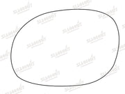 Summit Non-Heated Base Plate With Standard Mirror Glass fits Peugeot 206 LHS Summit - Bars 4 Cars