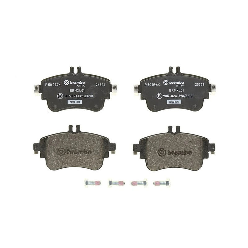 Brembo 4 x Front Brake Pad Set fits Mercedes-Benz A-Class 2012-2018
