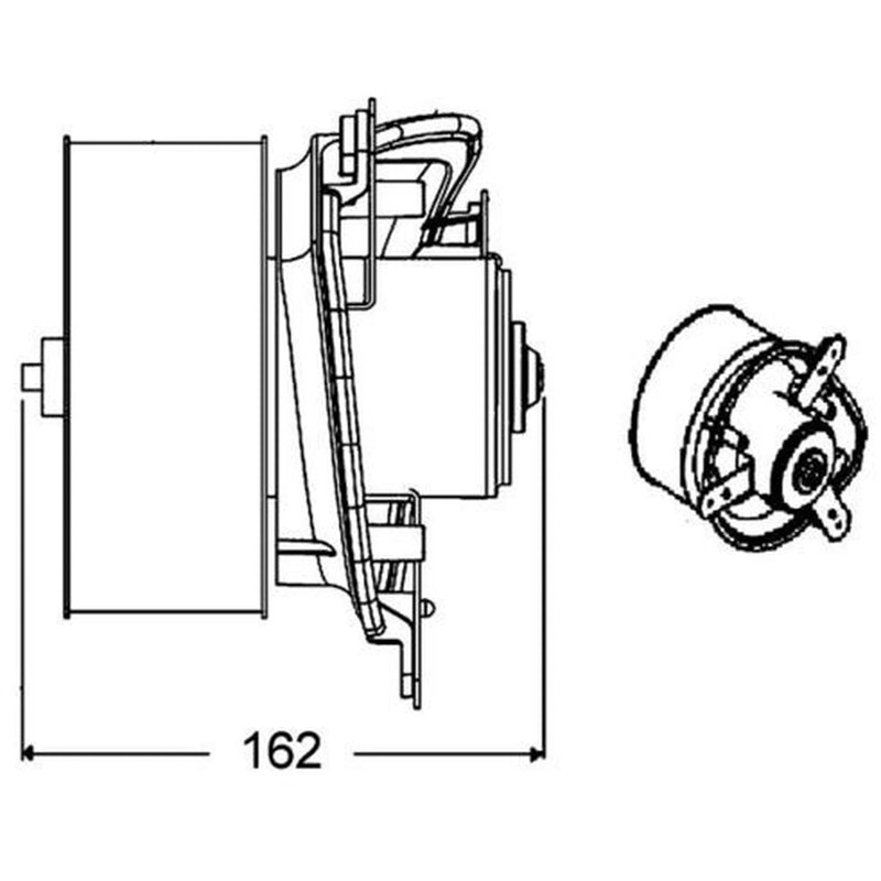 Mahle Heater Blower Fan