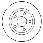 Borg & Beck Front & Rear Brake Discs & Pads fits VW Passat B5.5 2000-2005