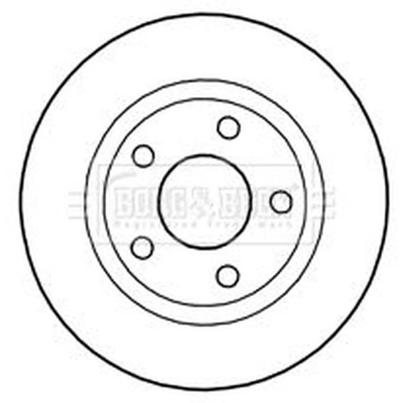Borg & Beck Front & Rear Brake Discs & Pads fits VW Passat B5.5 2000-2005