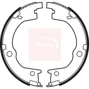 Apec Parking Brake Shoe Set fits Hyundai Grandeur 2006-2011 2.2 2.4