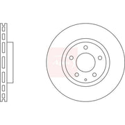 Apec 2 x Vented Brake Discs fits Mazda MPV 2002-2006 2.0