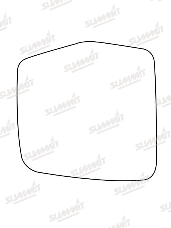 Summit Stick-On Standard Mirror Glass fits Citroen Jumpy LHS Summit - Bars 4 Cars