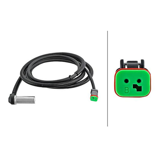 Hella ABS Wheel Speed Sensor Rear fits Scania 4 - Series 1995-2008