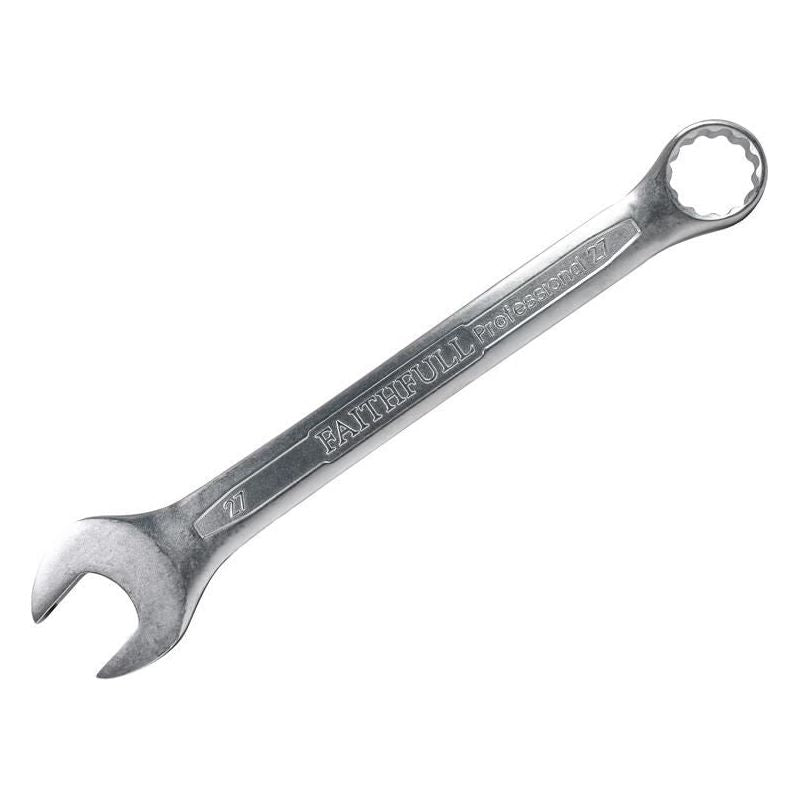 Faithfull Combination Spanner CV Satin Finish 28mm Faithfull - Dynamic Drive