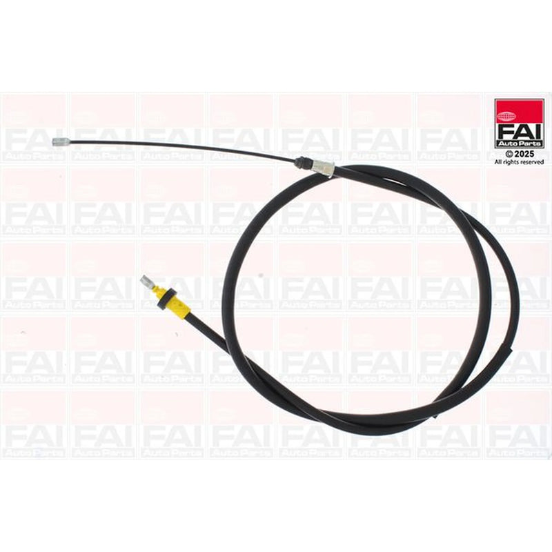 FAI Handbrake Cable Left Rear fits Peugeot 206 1999-2009 1.4 1.6 2.0