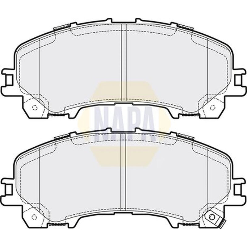NAPA Front Brake Pad Set fits Infiniti Q50 2013-2014 2.0