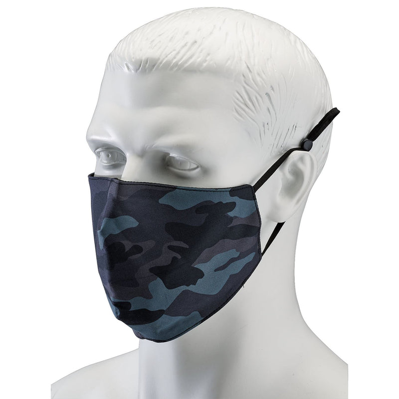 Draper Camo Fabric Resuable Face Masks, Blue (Pack of 2) 94962 Draper - Dynamic Drive