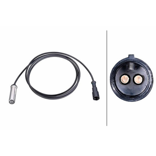 Hella ABS Wheel Speed Sensor Front fits Daf Lf 45 2001-2006