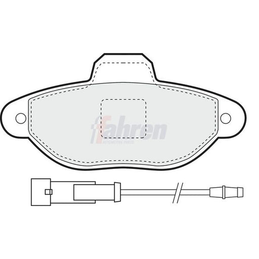 Fahren Front Brake Pad Set FBP3020