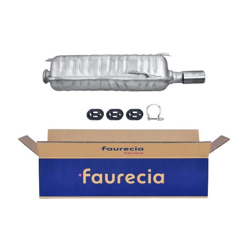 Hella End Silencer Rear fits Peugeot 306 1993-2002 1.8 2.0