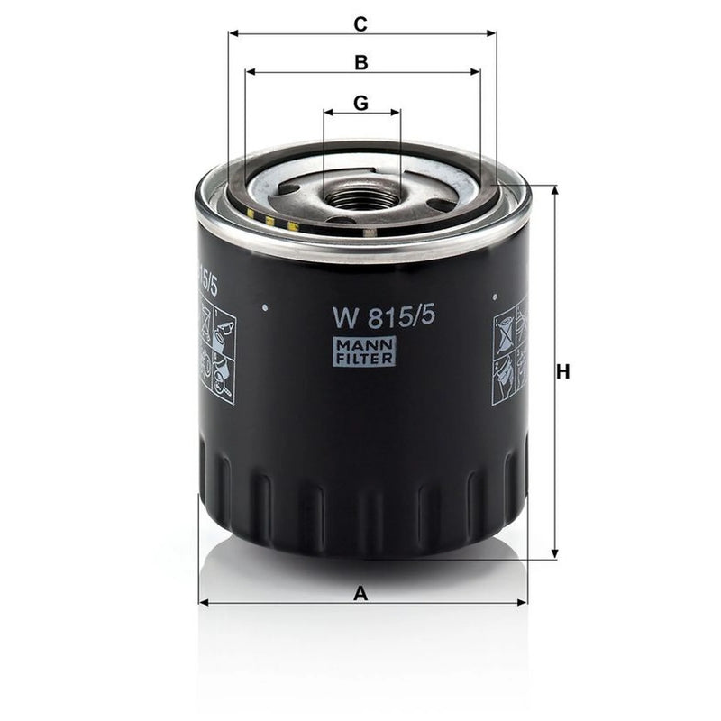 MANN-FILTER Service Kit with Air & Oil Filters fits Branson Serie-20 2012 on