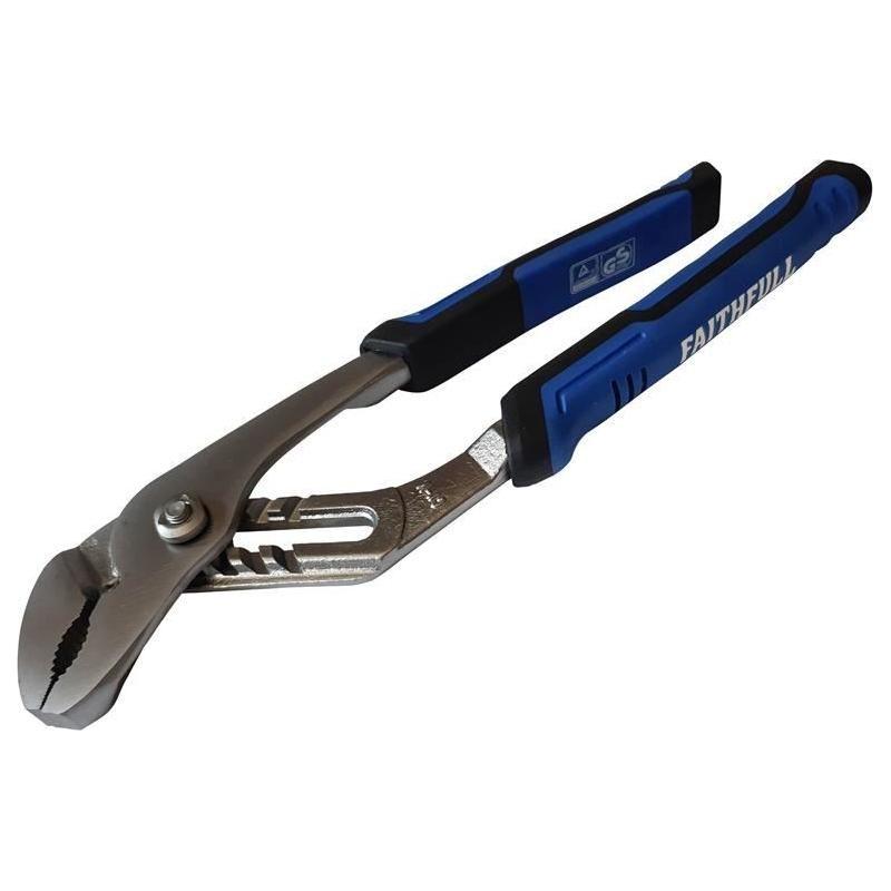Faithfull Soft Grip Water Pump Pliers 250mm Faithfull - Town Tools