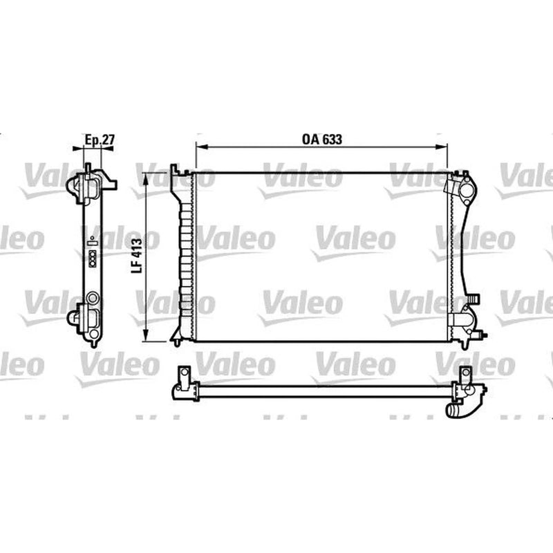 Valeo Engine Radiator 732567