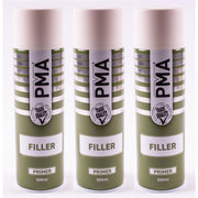 3x Autotek Yellow Filler Primer 500ML High Covering Spray Paint Professional Autotek - Dynamic Drive
