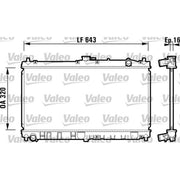 Valeo Engine Radiator 734119