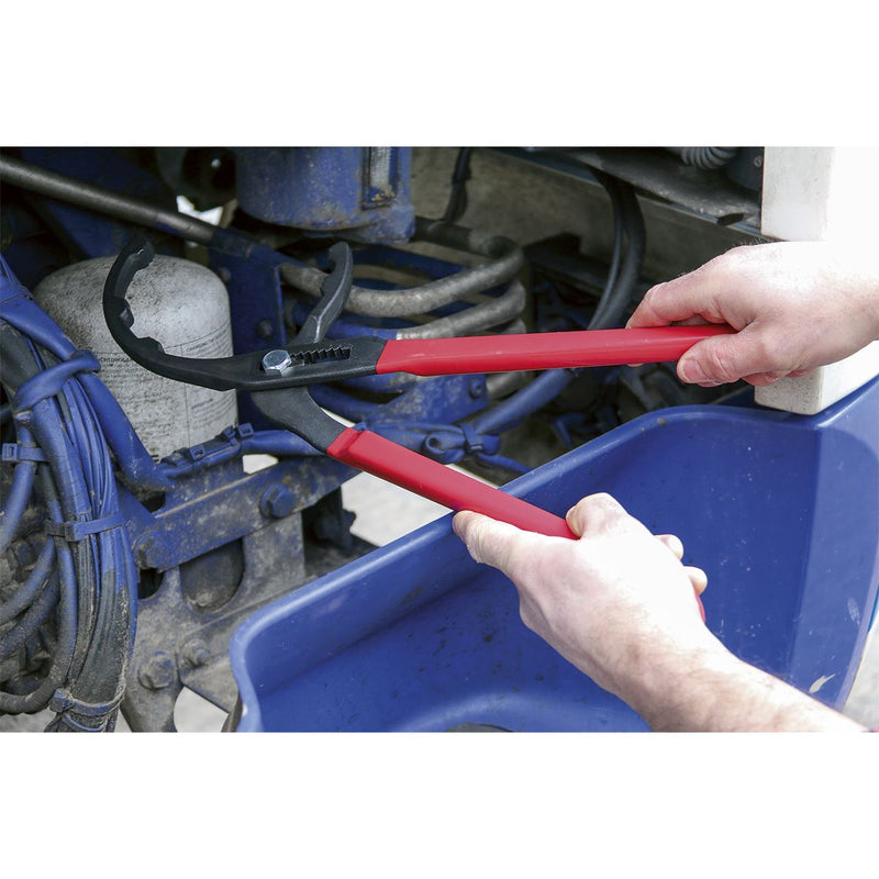 Sealey Oil Filter Pliers95-178mm Commercial CV6412 Sealey - Dynamic Drive