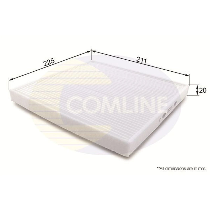 Comline Cabin Air Filter (Pollen Filter) fits Volvo S40 I 1995-2004