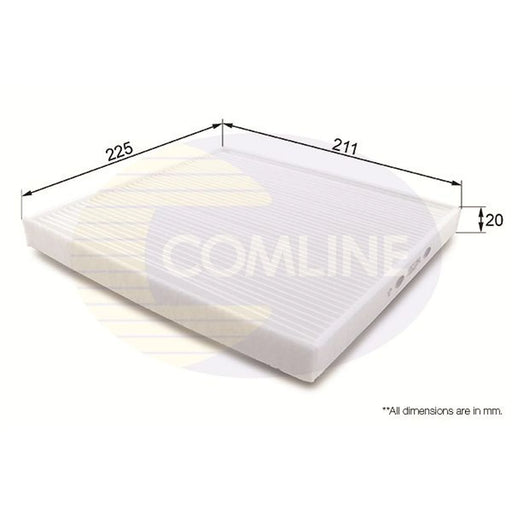 Comline Cabin Air Filter (Pollen Filter) fits Volvo S40 I 1995-2004
