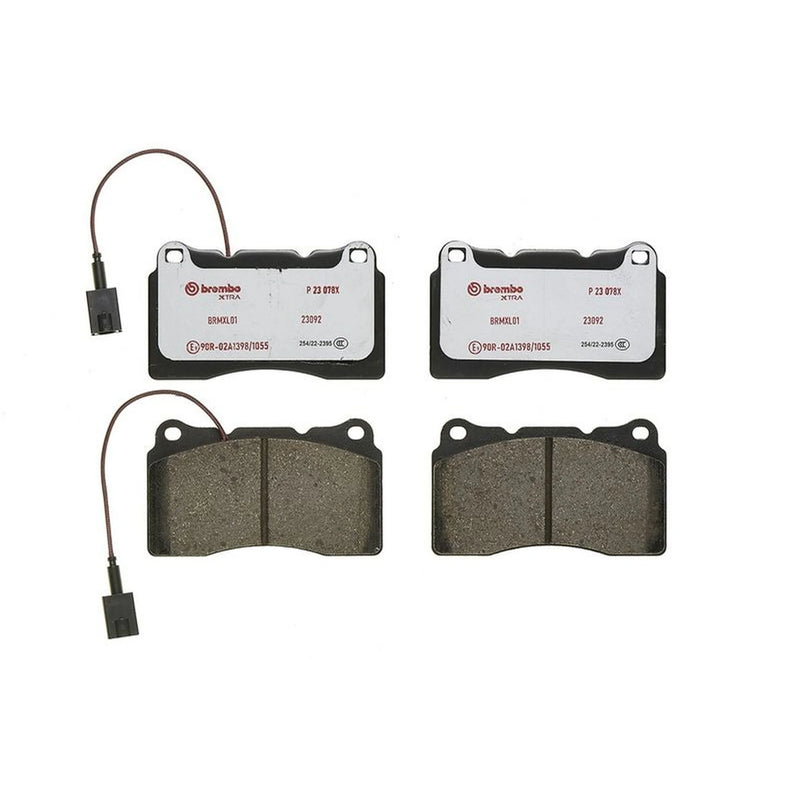 Brembo 4 x Front Brake Pad Set fits Alfa Romeo 156 Sportwagon 2004-2006 1.9