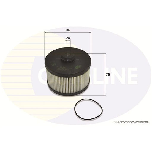 Comline Fuel Filter Element fits Chrysler Voyager 2000-2008 2.4 2.5 2.8