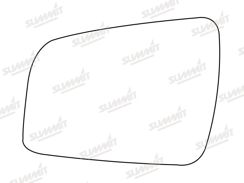Summit Stick-On Aspheric Mirror Glass fits Vauxhall Zafira 10 on LHS Summit - Bars 4 Cars