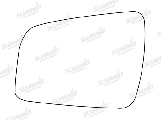 Summit Stick-On Aspheric Mirror Glass fits Vauxhall Zafira 10 on LHS Summit - Bars 4 Cars