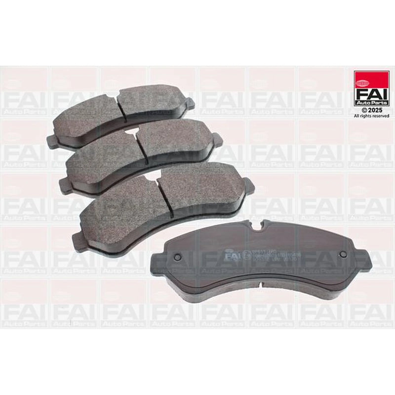 FAI Rear Brake Pad Set fits Mercedes-Benz Sprinter 5-T 2018-2021