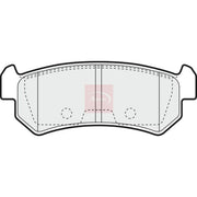 Apec Rear Brake Pad Set fits Chevrolet Lacetti 2003-2013 1.4 1.6 1.8