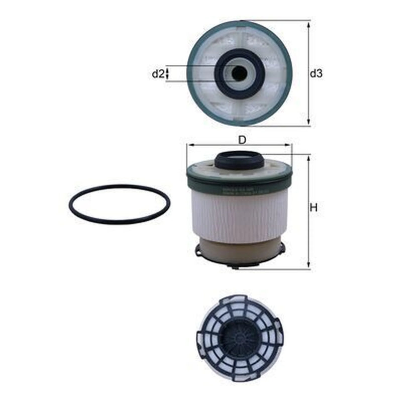 Mahle Fuel Filter Element KX 385D
