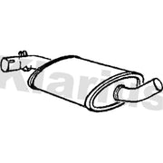 Klarius Box With Centre Pipe Centre fits VW Golf 1983-1991 1.8