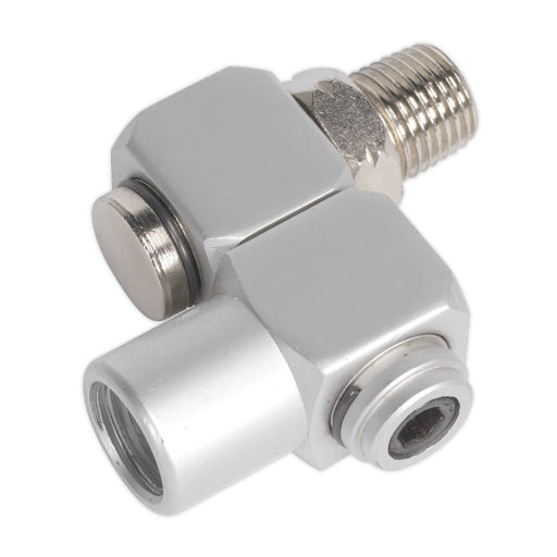 Sealey Z-Swivel Air Hose Connector 1/4"BSP SA902 Sealey - Dynamic Drive