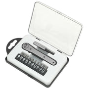 Siegen 12pc Ratchet Driver Bit Set in Case Screwdriver Slotted Phillips Trx Bits Siegen  - Dynamic Drive