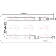 Apec Handbrake Cable Right Rear CAB1063
