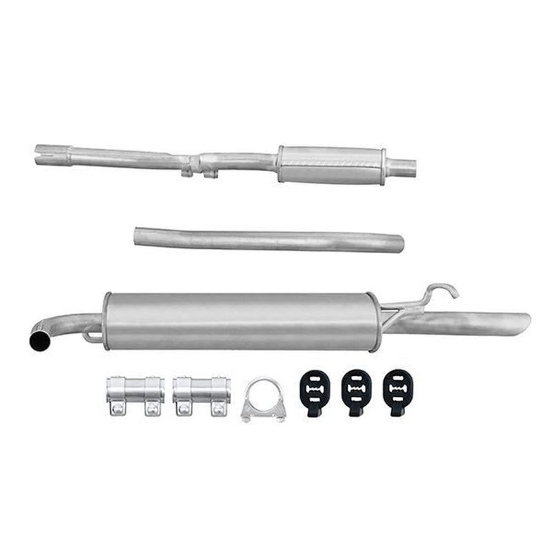 Hella End Silencer Rear fits Fiat Seicento / 600 1998-2010 1.1
