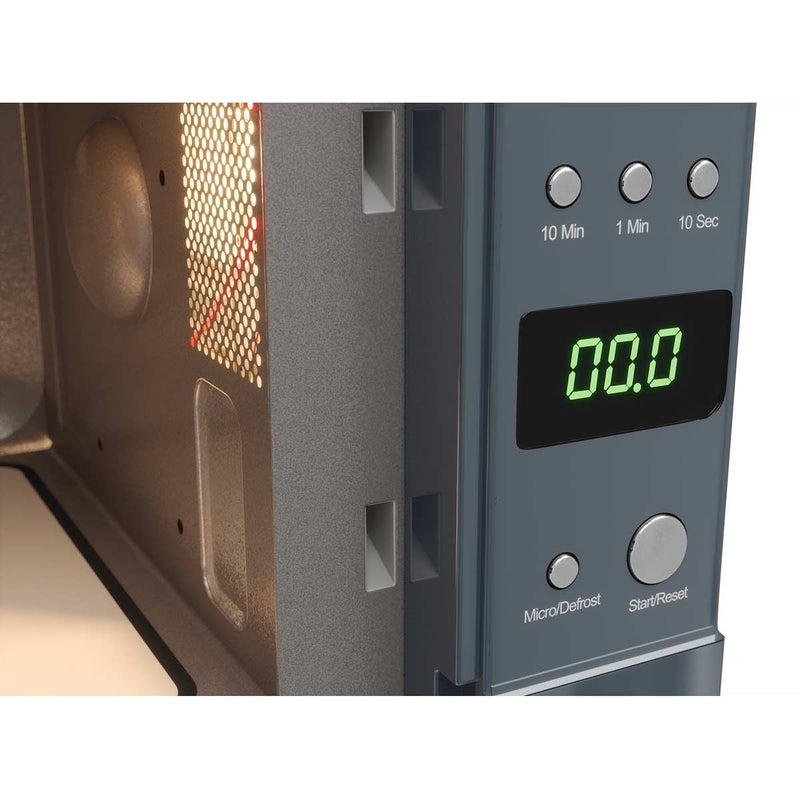 20L Flatbed Microwave in Grey Nova - Dynamic Drive