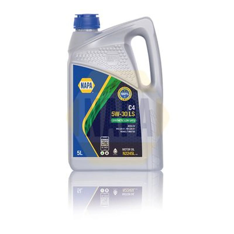 NAPA Engine Synthetic Oil 5L C4 5W-30 fits Dacia Duster 2010-2018 1.5