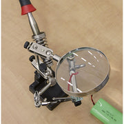 Sealey Mini Robot Soldering Stand with Magnifier & Iron Holder SD150H Sealey - Dynamic Drive