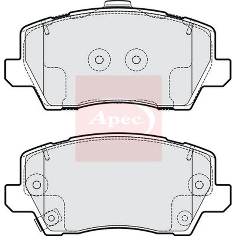 Apec Front Brake Pad Set PAD2212