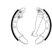 Mintex Brake Shoe Set Axle Kit fits Audi 80 B3 1986-1991 1.6 1.8 1.9
