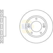 NAPA 2 x Vented Brake Discs fits Kia Sorento I 2002-2011 2.4 2.5 3.3 3.5