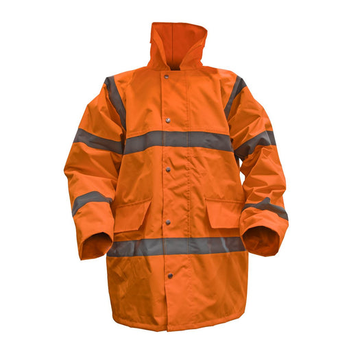 Worksafe Worksafe Hi-Vis Orange Jacket with Quilted Lining - Large 806LO Worksafe - Dynamic Drive