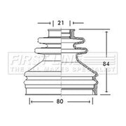First Line Drive Shaft Bellow Kit Front Left fits Audi 100 C4 1990-1994