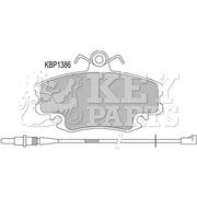 Key Parts 4 x Front Brake Pad Set fits Dacia Logan 2004-2012 1.2 1.4 1.5 1.6