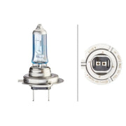 Hella Bulb H7 12V 55W PX26D White 4200K 8GH fits Abarth 500 2008 on 1.4