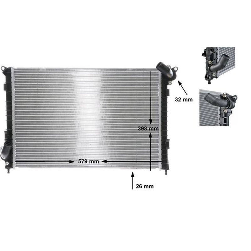 Mahle Engine Radiator fits Mini Mini 2002-2008