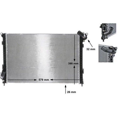 Mahle Engine Radiator fits Mini Mini 2002-2008